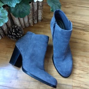 Guess Gray Suede Booties- Sz 9.5